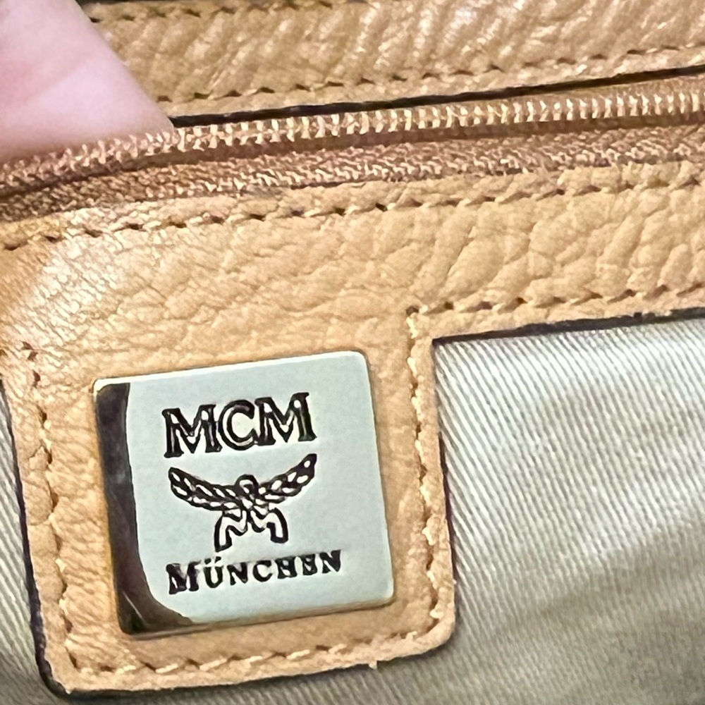 MCM Leather Visetos Shoulder Hobo Bag - Picture 10 of 16